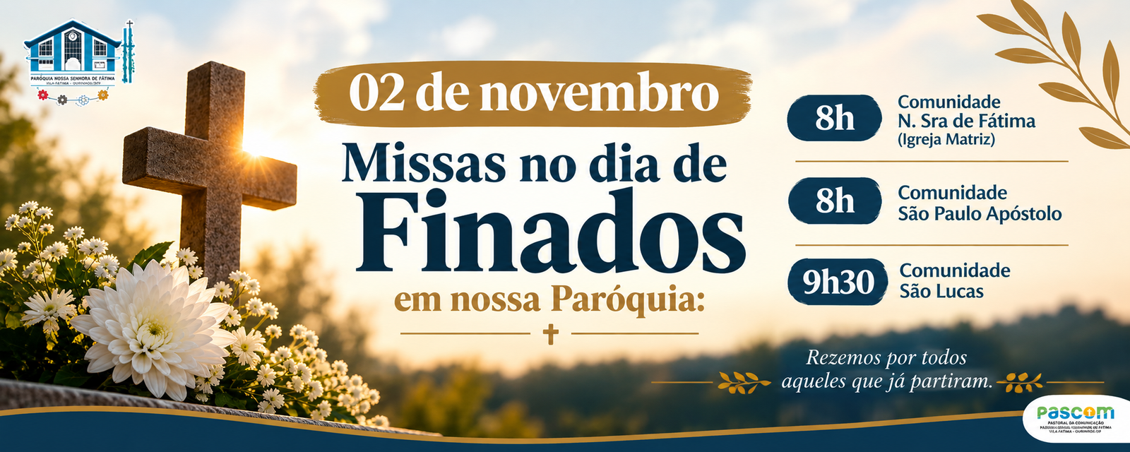 Banner Missas Finados